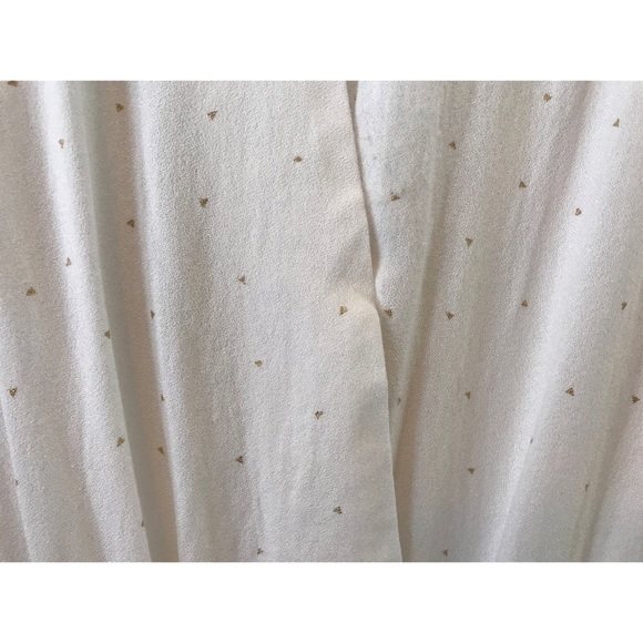 Garance Paris White Gold Cotton Faux Wrap Dress - Picture 4 of 6